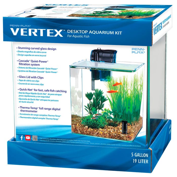 PennPlax 5 Gallon Desktop Aquarium Kit School Specialty